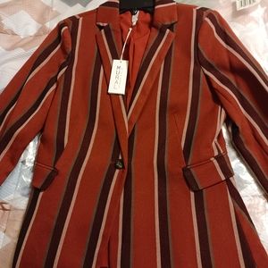 Mural Stripe Blazer